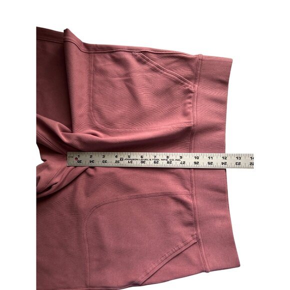 Duluth Womens Mauve Elastic Waist Bike Style Stretch Shorts Size Medium - Picture 6 of 7